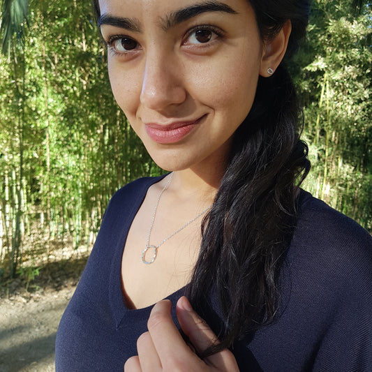 Pendientes Círculo de plata