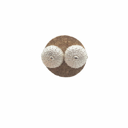 Pendientes Erizos de mar de plata