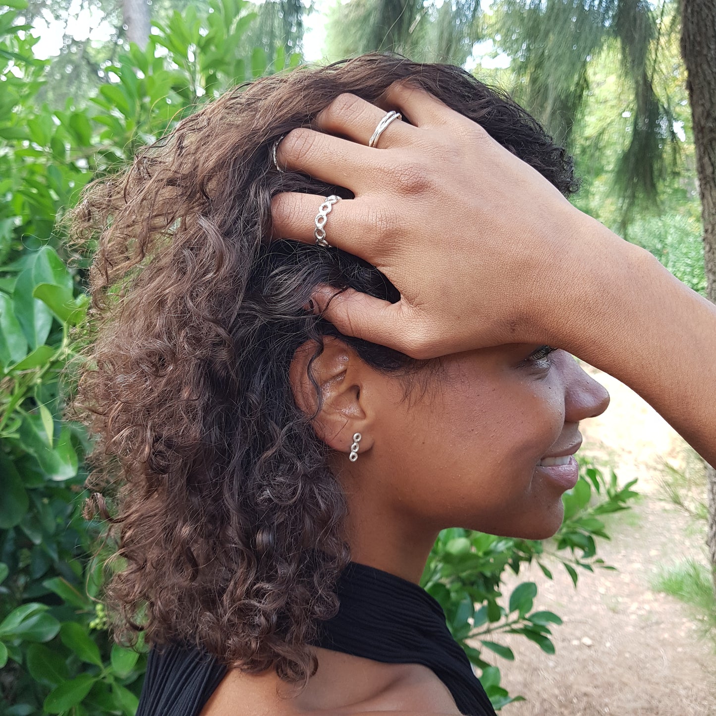 Pendientes Cambodja de plata