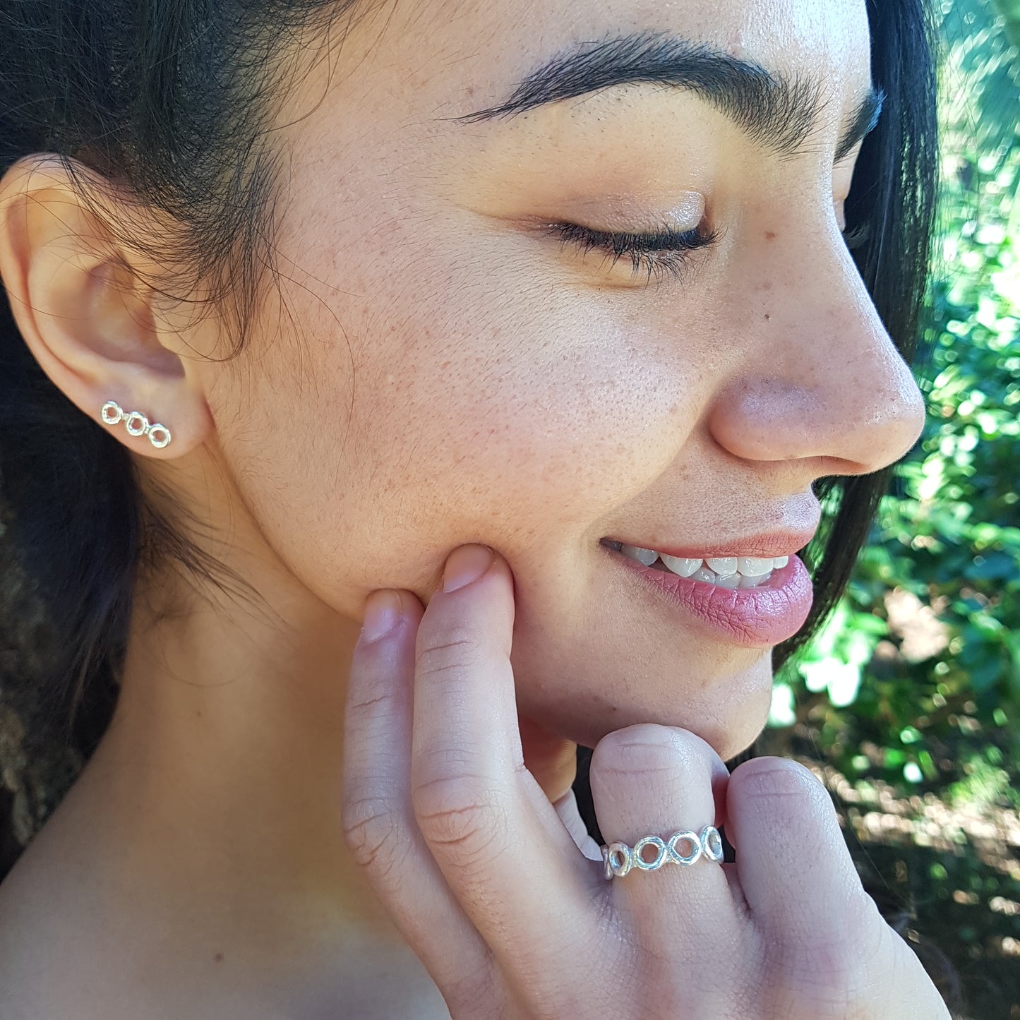 Pendientes Cambodja de plata