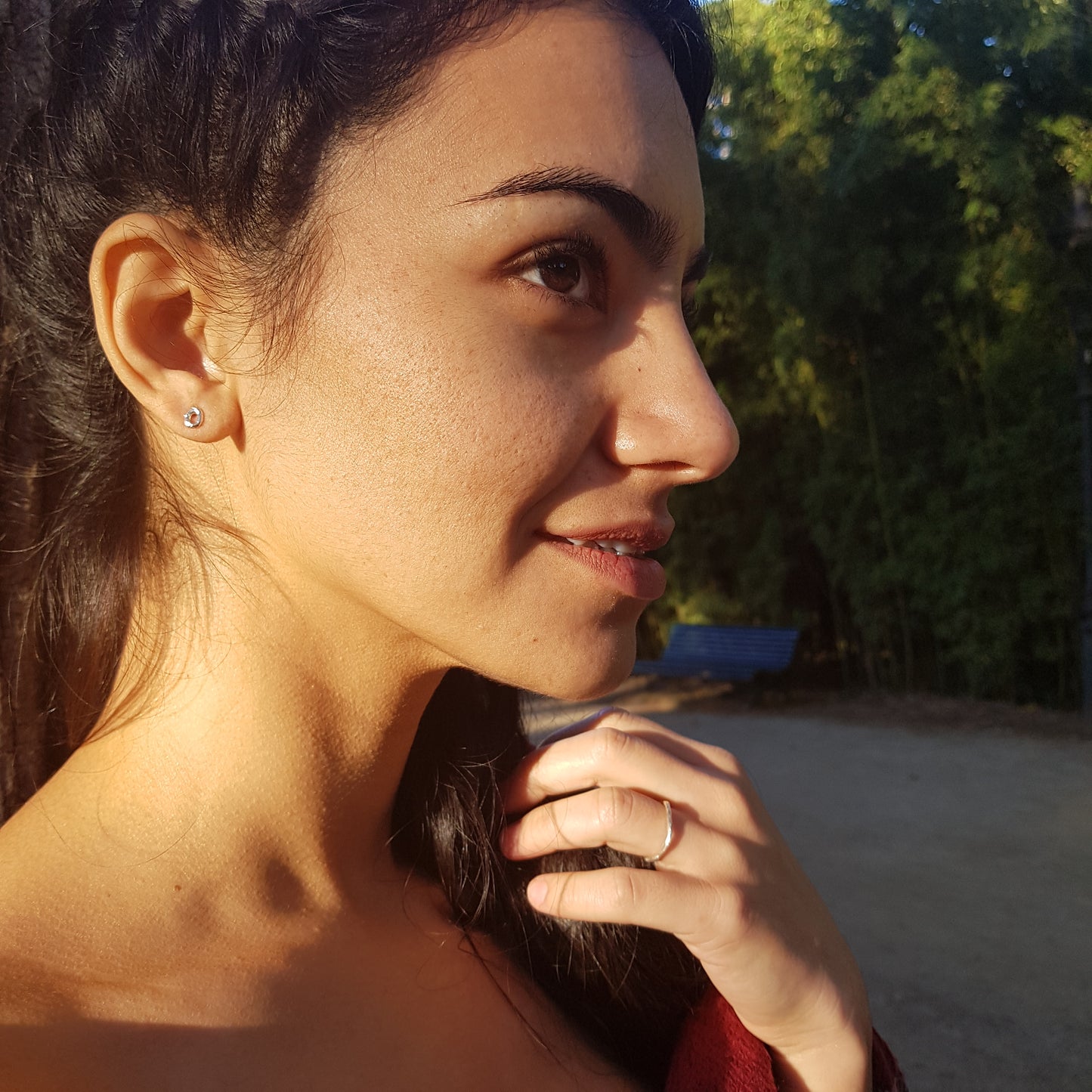 Pendientes Círculo de plata