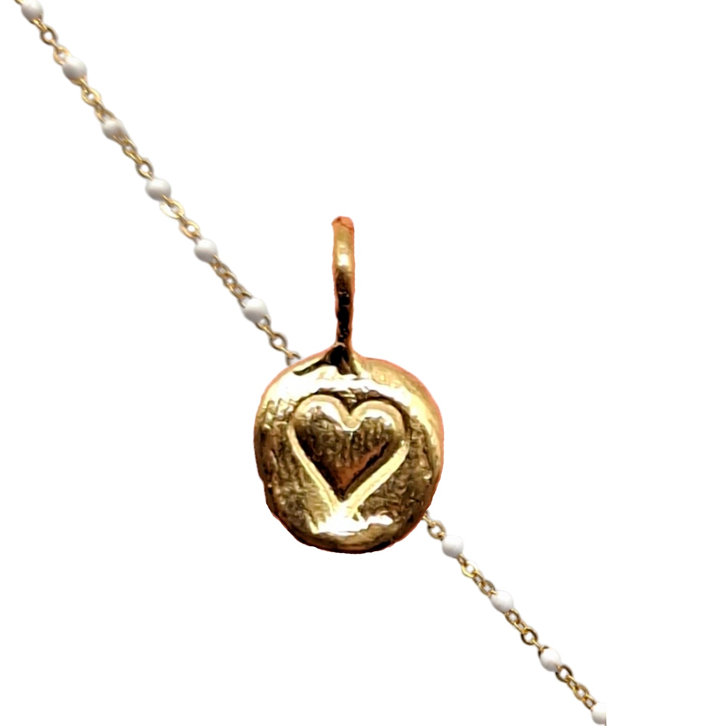Collar Amuleto de plata chapada en oro