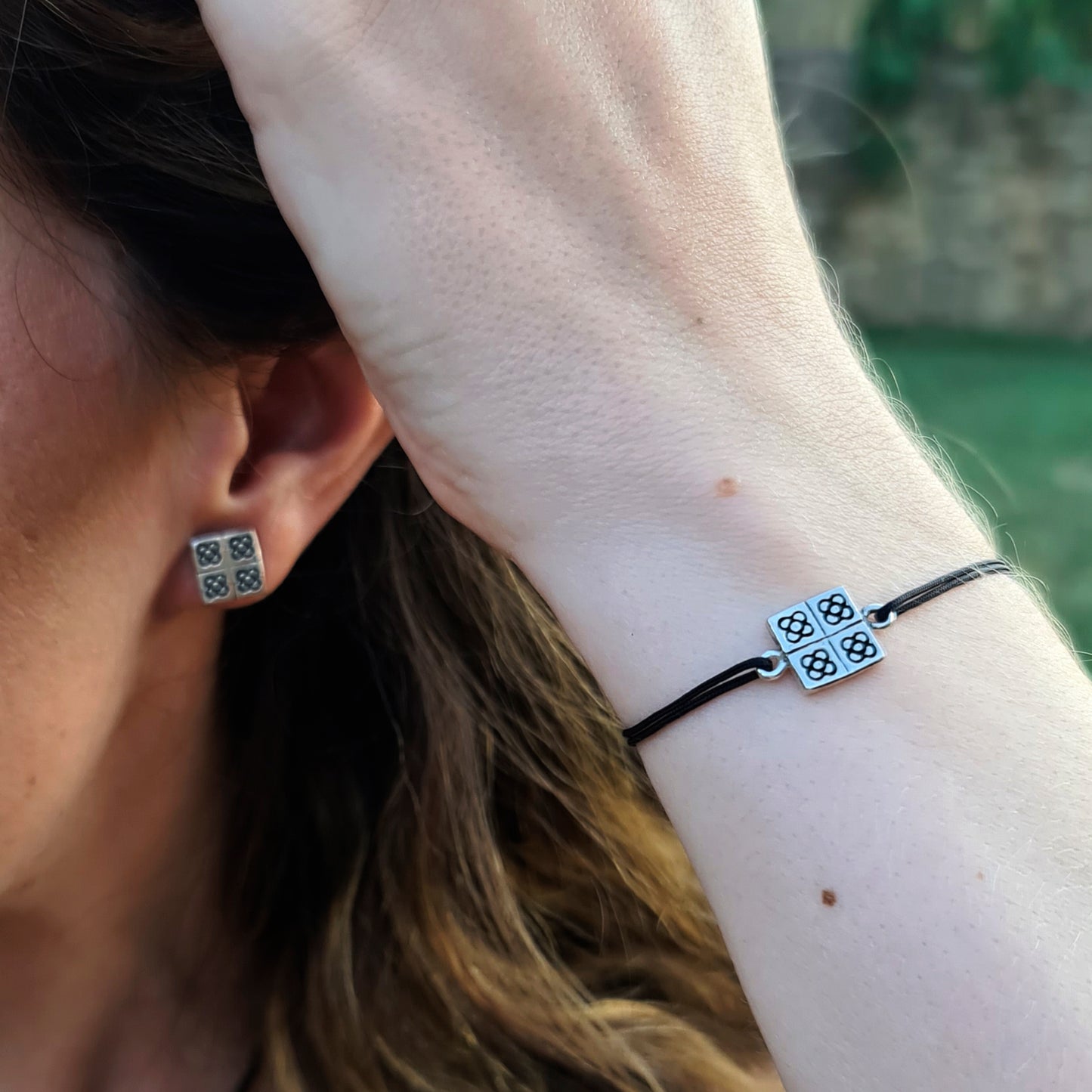 Pendientes 4 Panots cuadrados